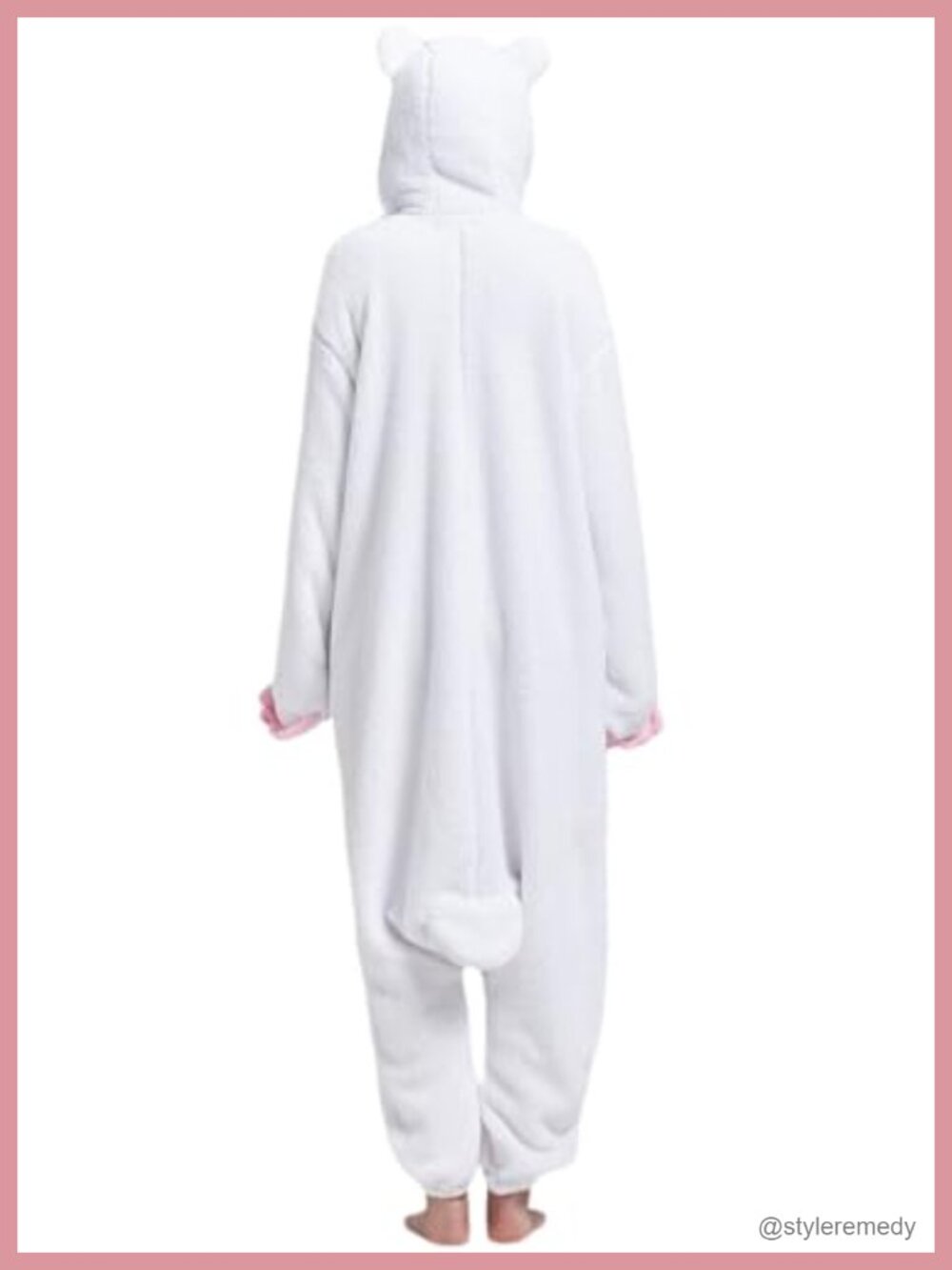 Adult Animal Onesie Cosplay Halloween Costume Polar Fleece One-Piece Pajama - Picture 6 of 6